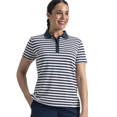 Stripe Polo Women
