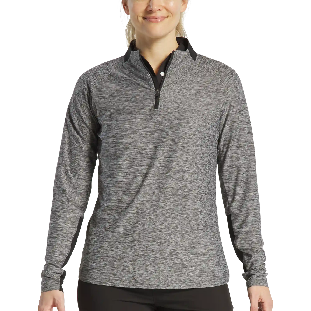 Space Dye Quarter-Zip Mid-Layer Women